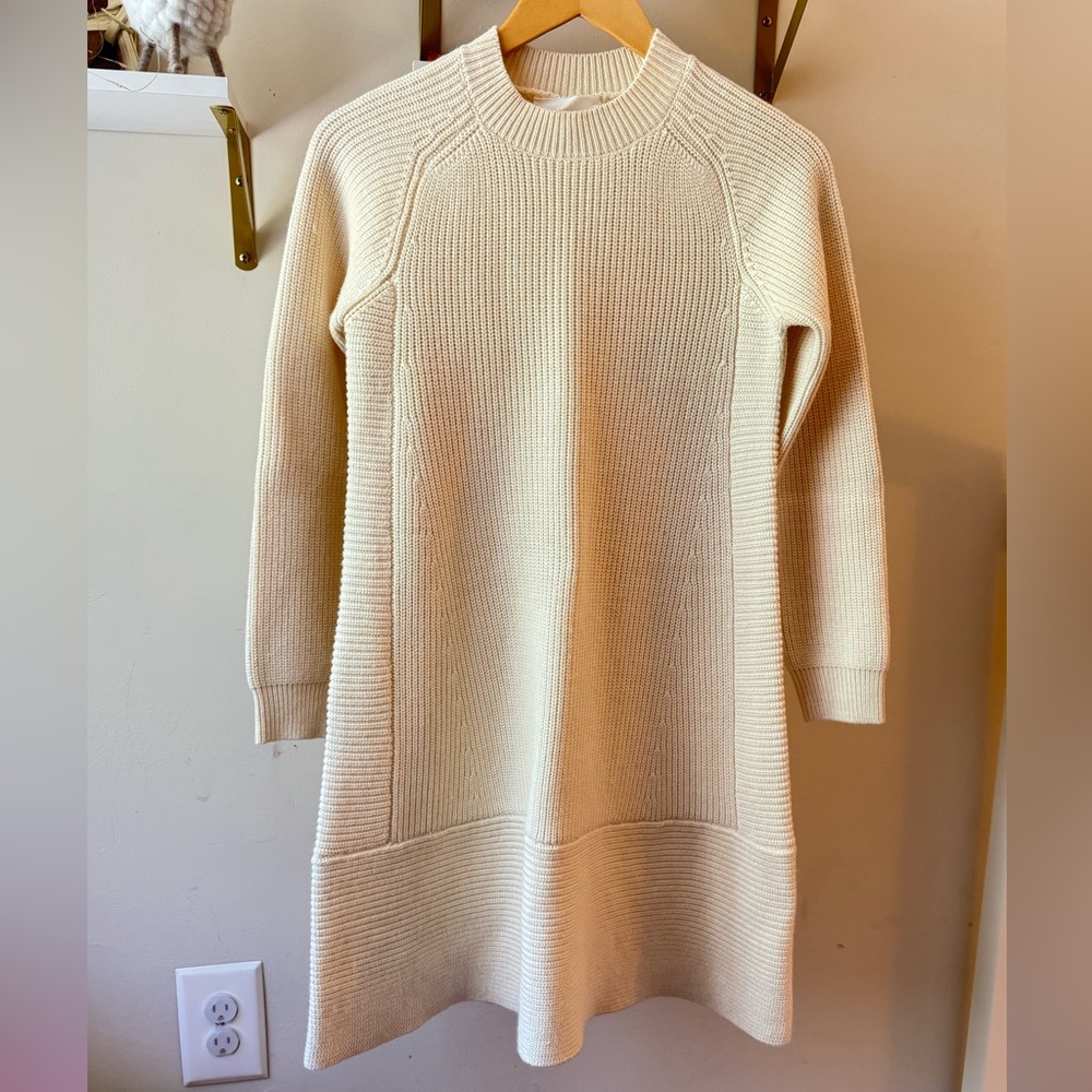 Pomander Place Ivory Knit Dress